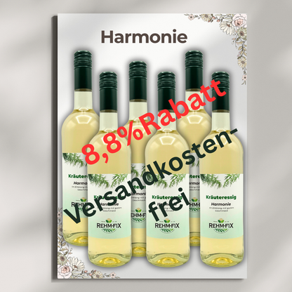 Kräuteressig Harmonie Rabattiert in Bundle 3 o. 6 Flaschen