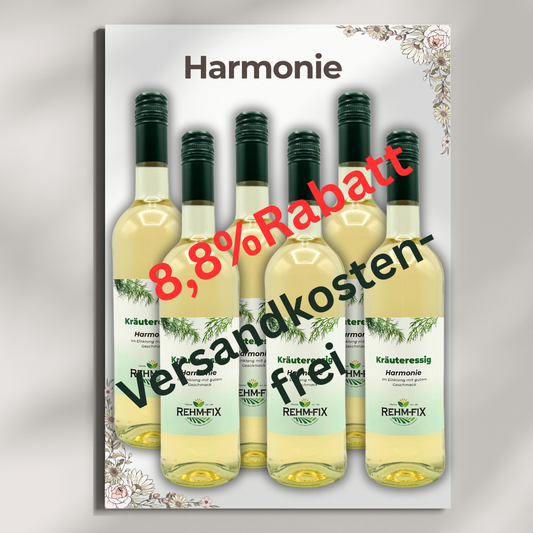 Kräuteressig Harmonie Rabattiert in Bundle 3 o. 6 Flaschen